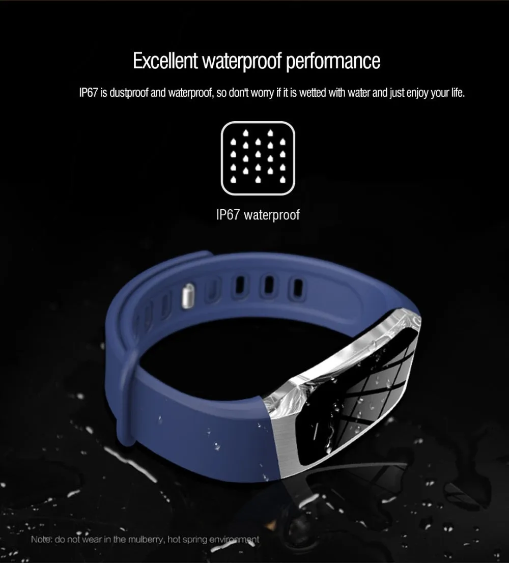 New and Good Quality Smart Band Fitness Tracker (monitors: BP, Heart Rate and more)