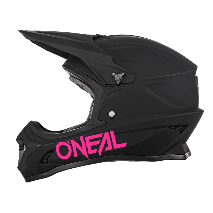 O'Neal Youth 1 SRS Solid Helmet Black/Pink