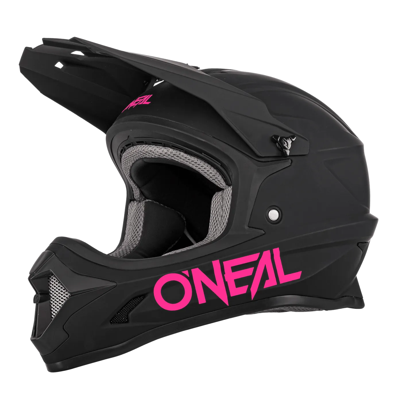 O'Neal Youth 1 SRS Solid Helmet Black/Pink