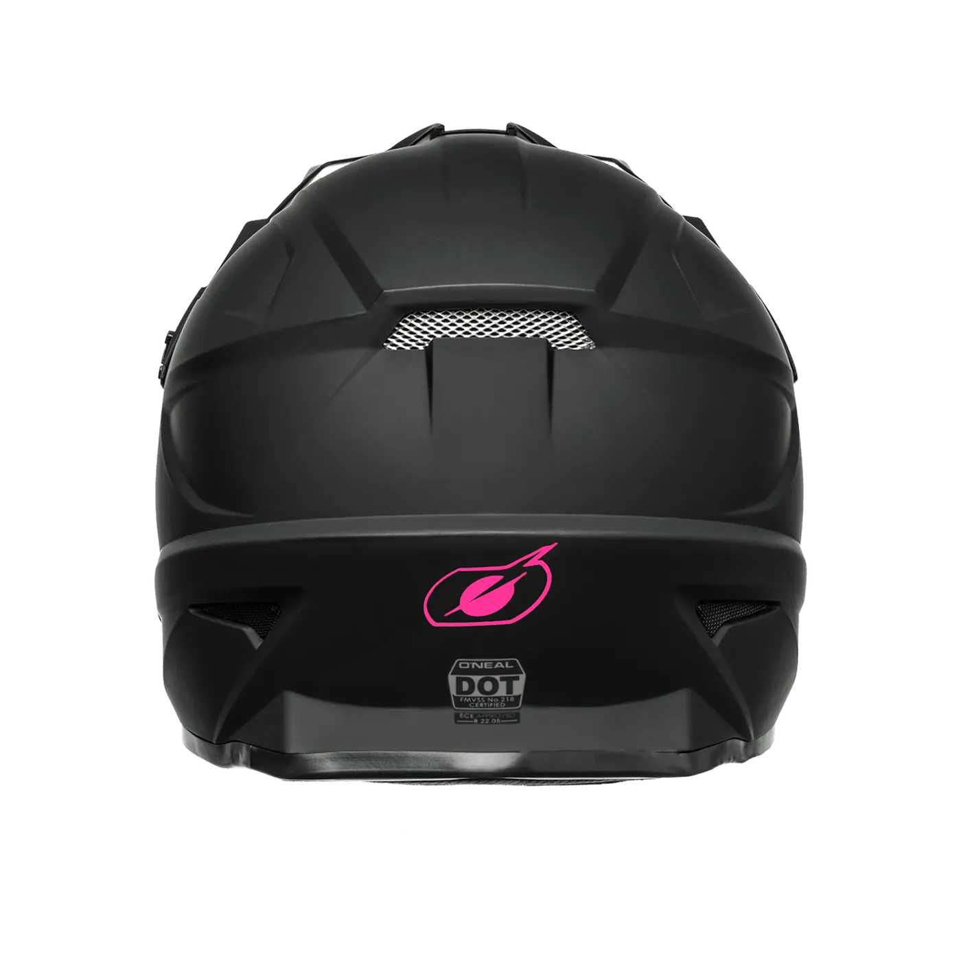 O'Neal Youth 1 SRS Solid Helmet Black/Pink