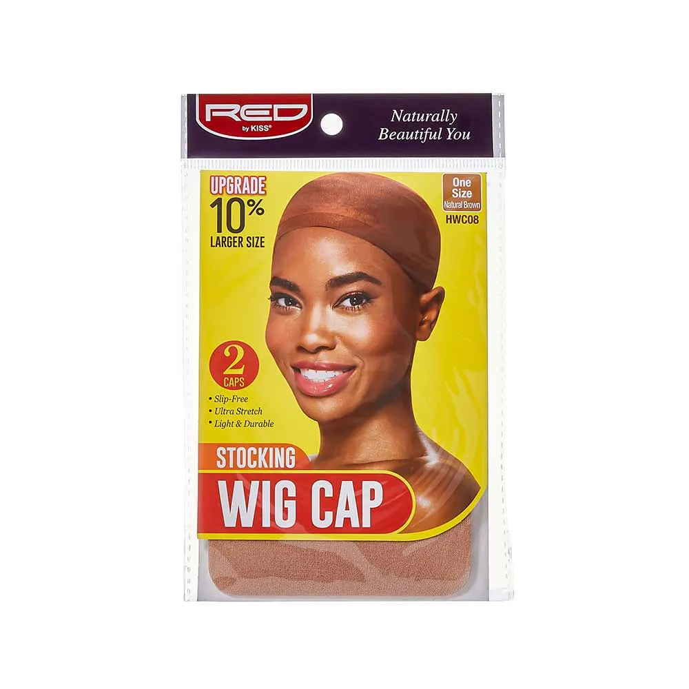 Red by Kiss Stocking Wig Cap (2pcs)