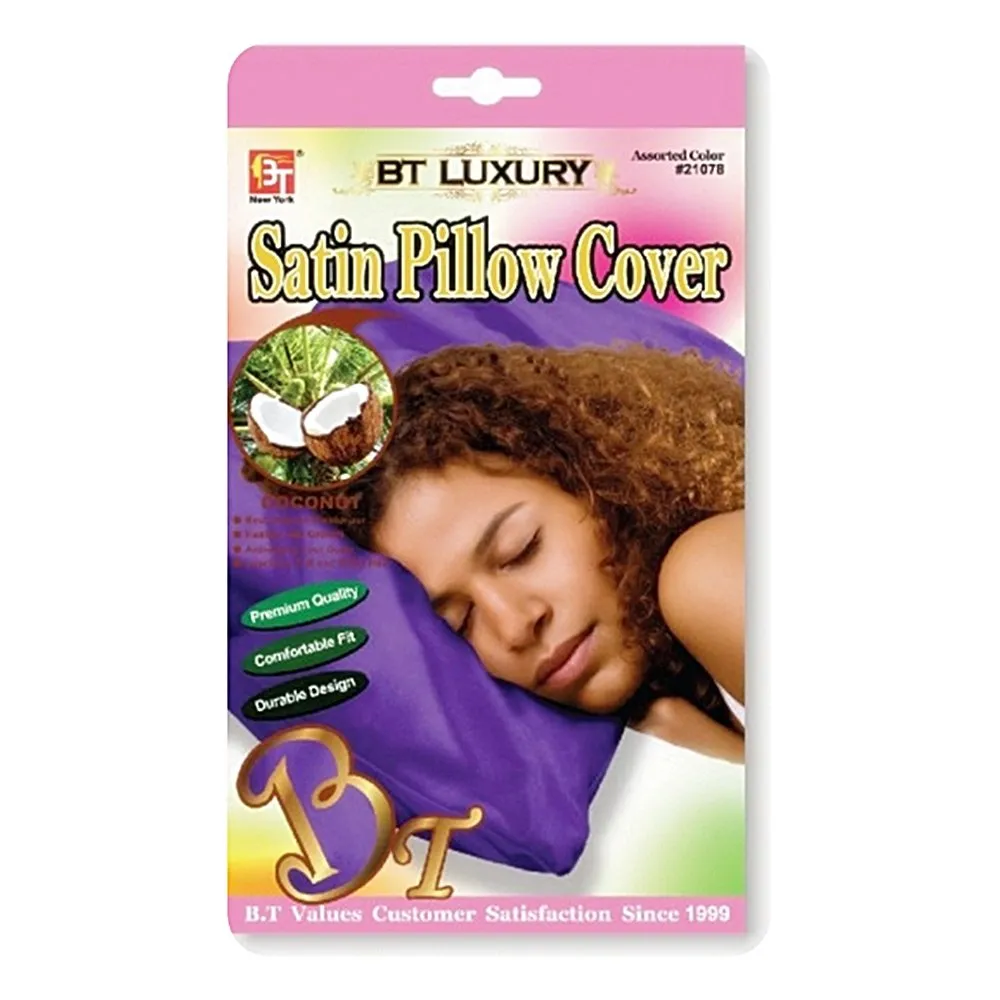 Satin Pillow Cover - Coconut Oil Treated