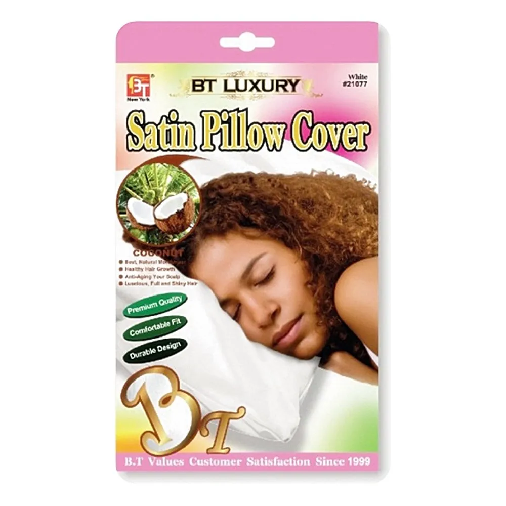 Satin Pillow Cover - Coconut Oil Treated