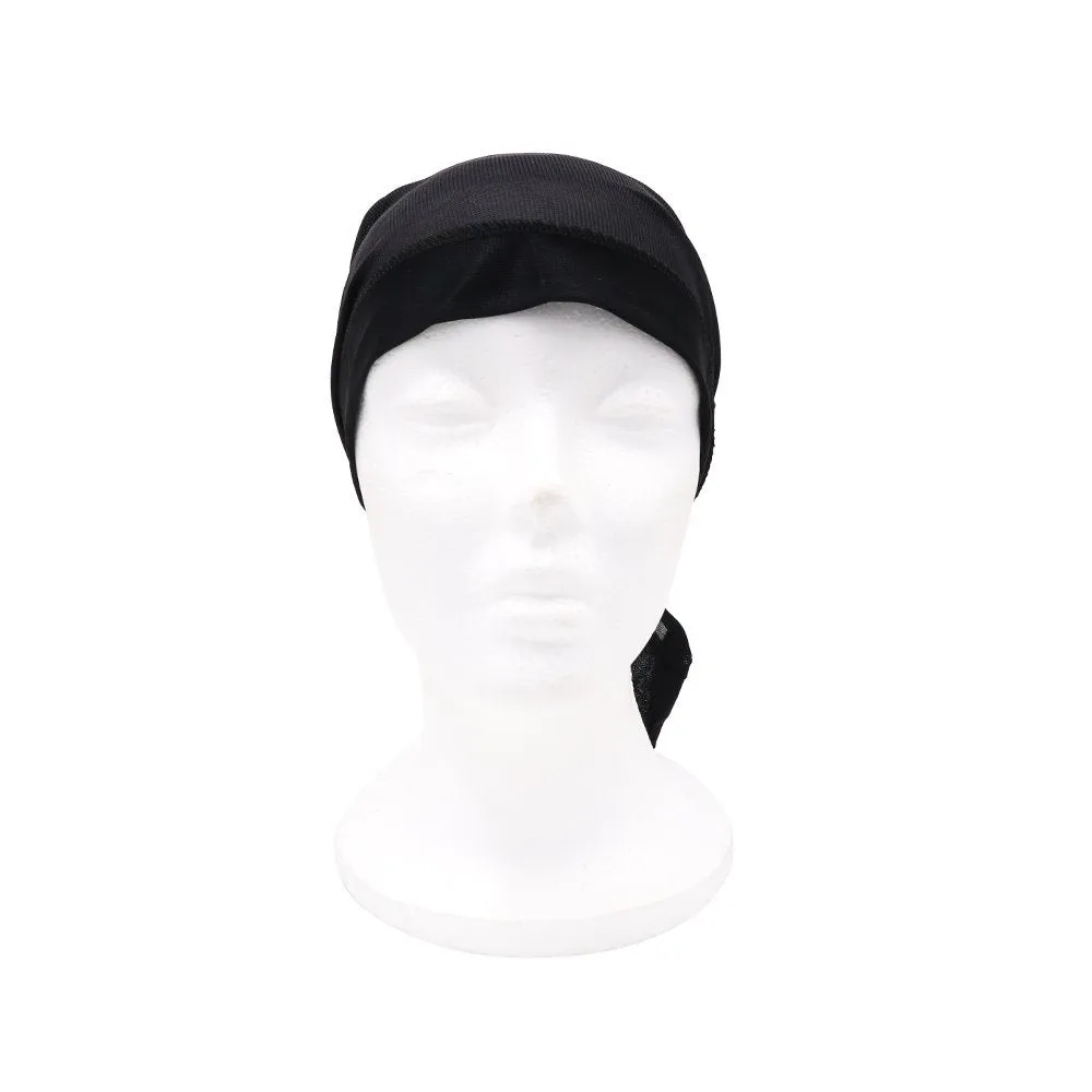 Satin Tie Back Easy Wrap Cap - Coconut Oil Treated