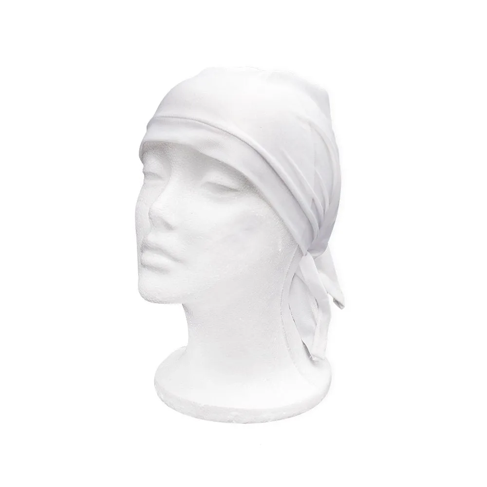 Satin Tie Back Easy Wrap Cap - Coconut Oil Treated