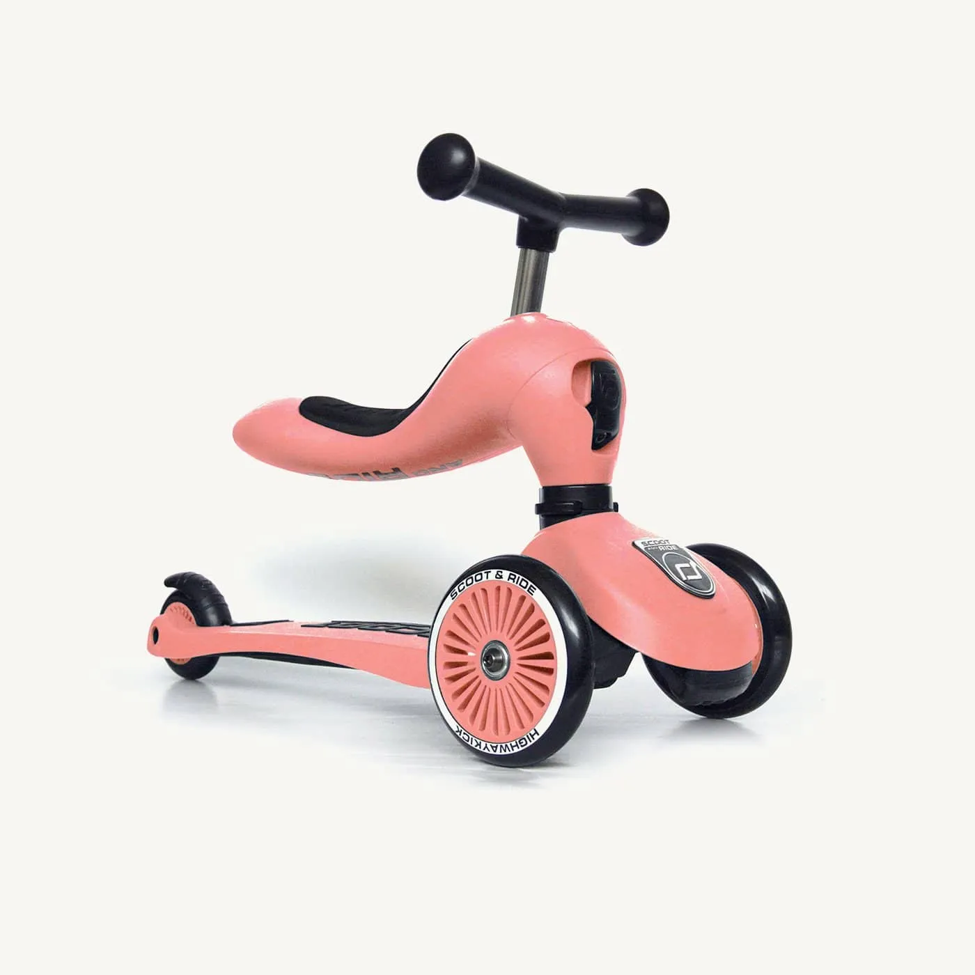 Scoot and Ride 2 in 1 Balance Bike / Scooter - Highwaykick 1 in Peach