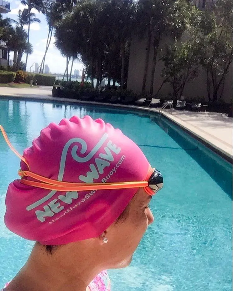 Swim Cap Pink - New Wave Silicone Swim Cap