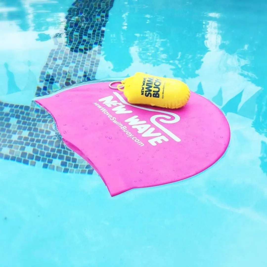 Swim Cap Pink - New Wave Silicone Swim Cap