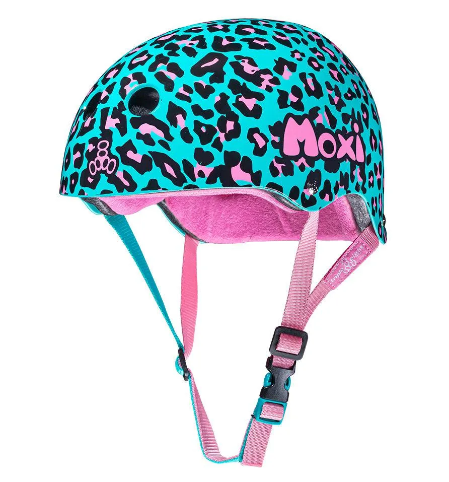 Triple Eight Certified Sweatsaver Moxi Leopard 2.0 XS/S Helmet