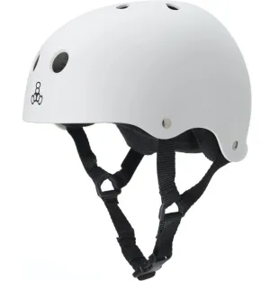 Triple Eight Sweat Saver Helmet White/Rubber